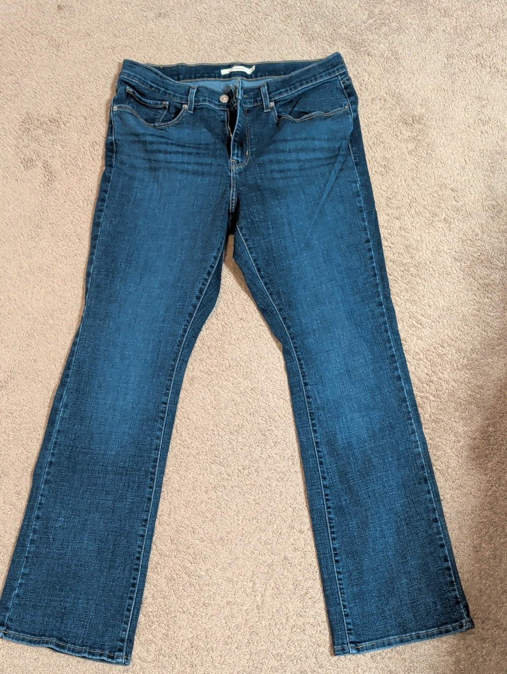 Levi's Dark Blue Flare Jeans